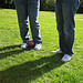 Geeks’ feet in the park